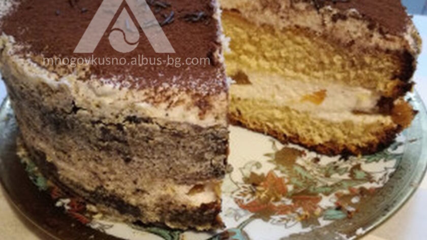 Изпитана рецепта за вкусна домашна плодова торта с изящен и нежен вкус.