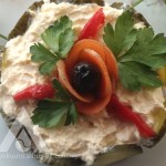 салата от яйца и извара